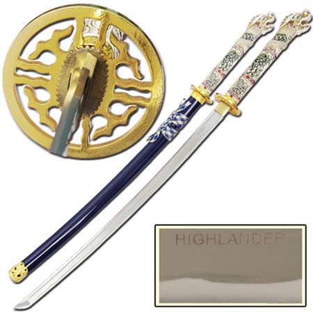 Handmade Highlander Connor Full Tang MacLeod Katana Sword
