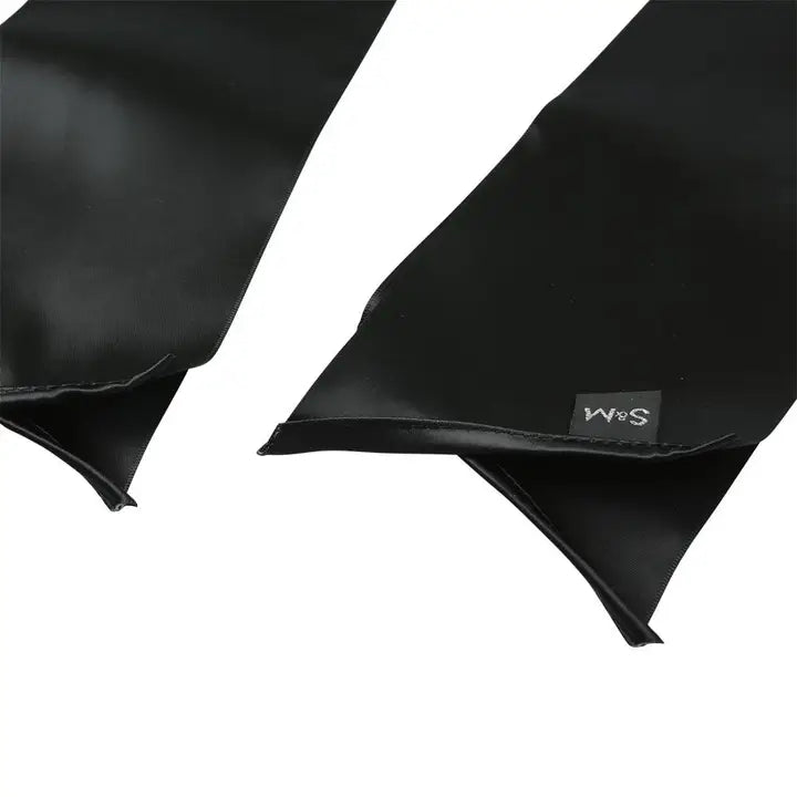 Black Silky Sash Restraints
