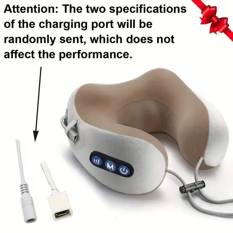 Soothing Heat Therapy Neck Massager - U-Shaped Pillow