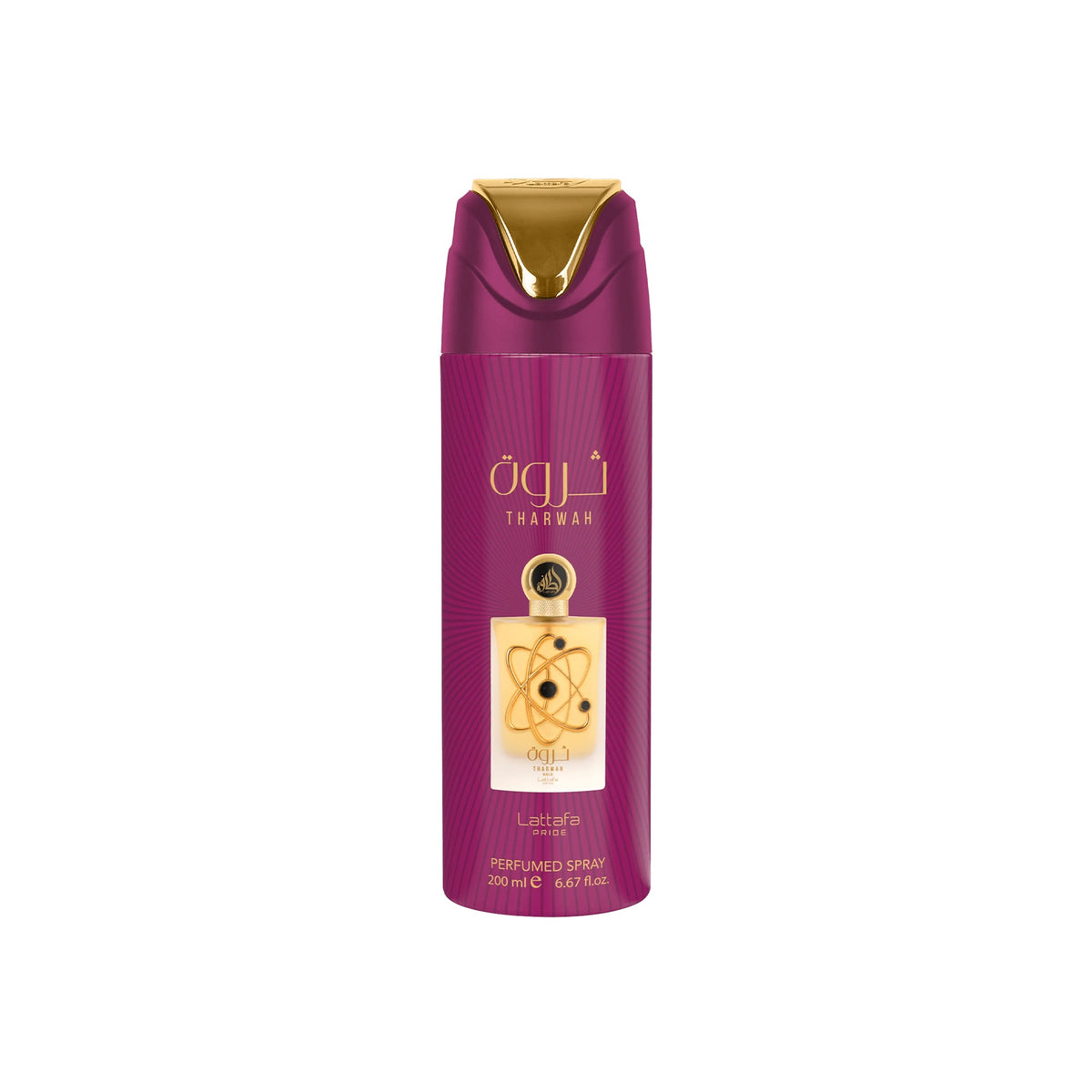Lattafa Tharwah Gold Perfumed Deodorant 200ml Spray