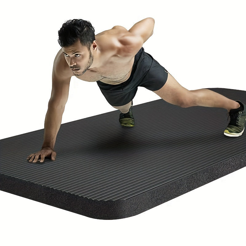 Extra-Large, Thick Non-Slip Yoga Mat High-Grip 20mm Honeycomb Foam(Black)