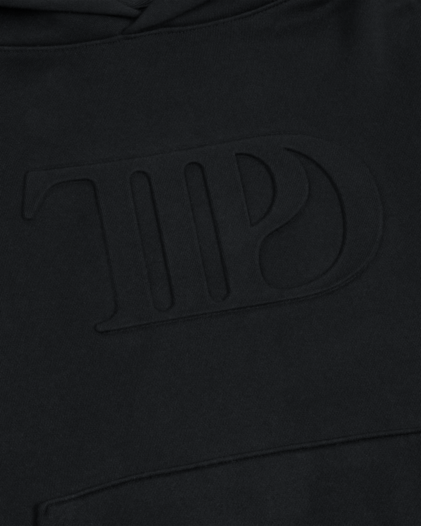 TTPD Black Embossed Hoodie