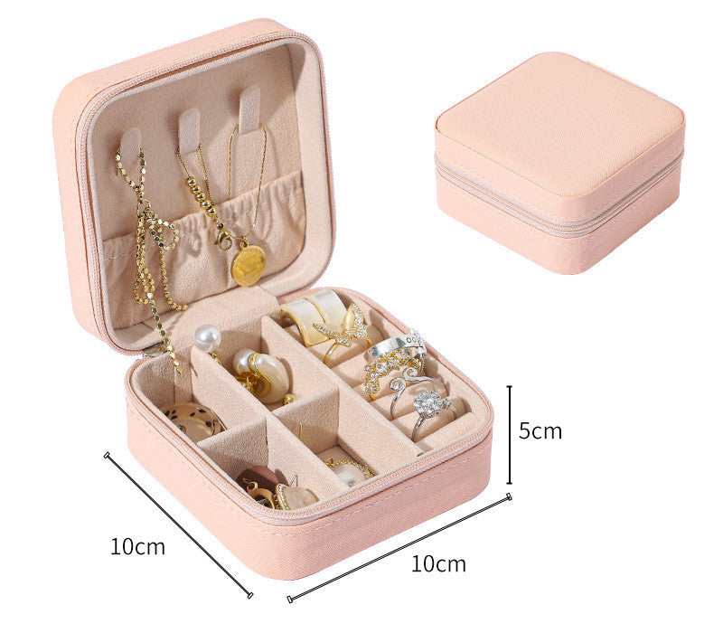 Elegant Mini Jewelry Case in Multiple Colors for Every Style
