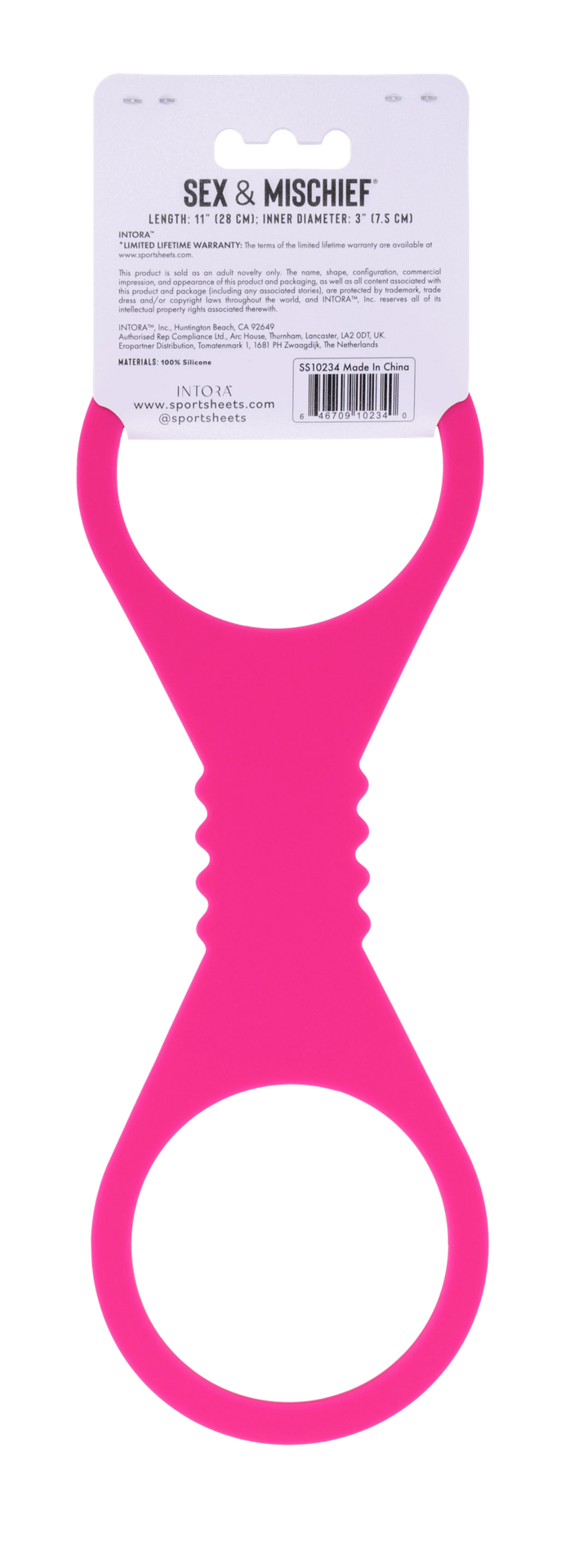 Hot Pink Large Silicone Cuffs