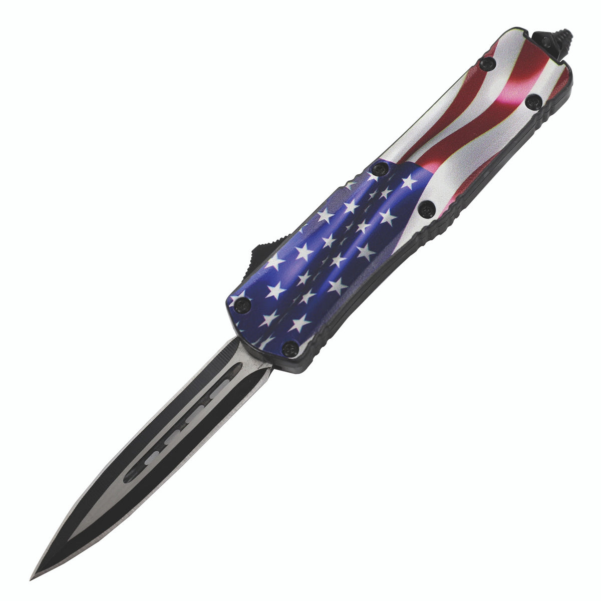 7.25" Blade Of Glory Compact Automatic Out The Front Knife - TOPHATTER'S ARMORY DEALS