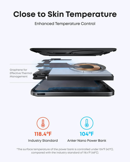 Anker Nano Power Bank (5K, MagGo, Slim)
