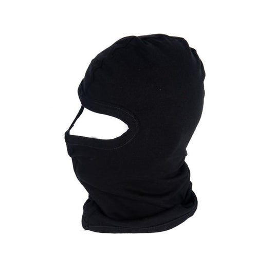 Full Face Swat Balaclava 1 Hole Airsoft Paintball Police Ski Mask Black