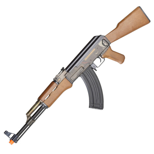 WAR Inc Kalashnikov AK47 Full Auto AEG Airsoft Electric Rifle FPS-400 Metal Gears