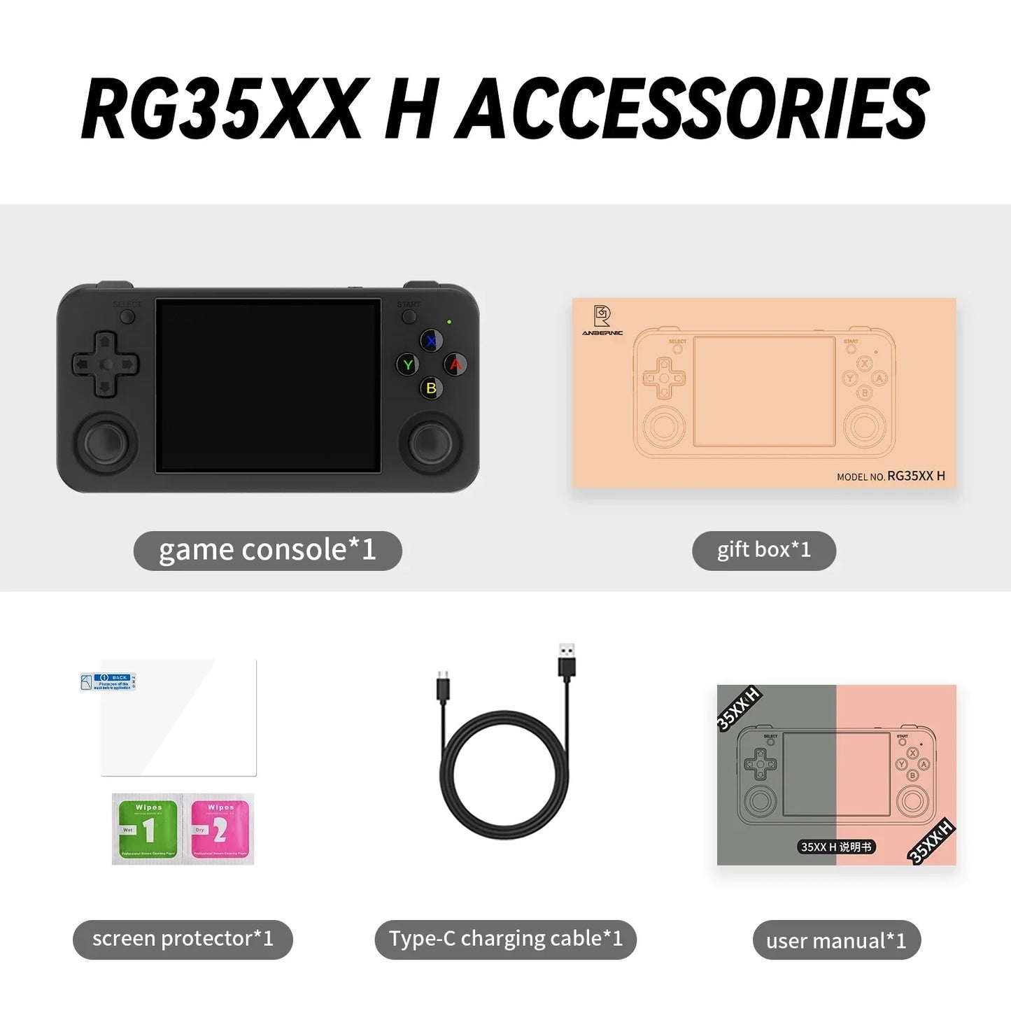 Handheld Retro Game Console H700