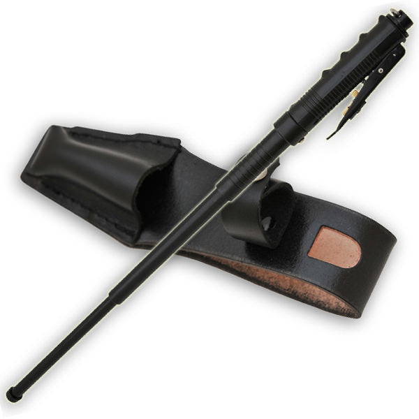 Tactical Automatic Spring Police Baton 21 Inch Black - TOPHATTER'S ARMORY DEALS
