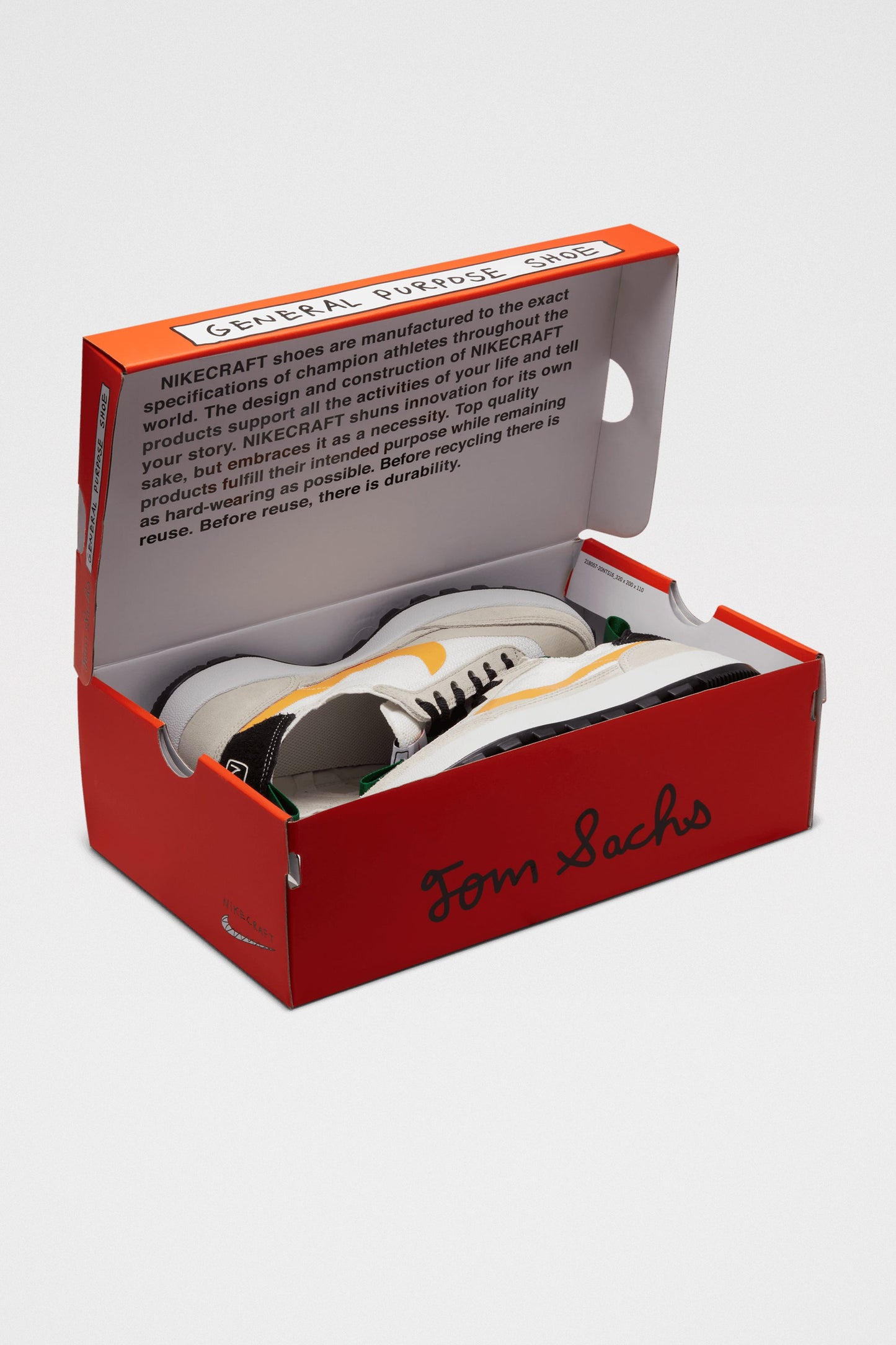 Nike x Tom Sachs W’s General Purpose Shoe Summit White / University Gold