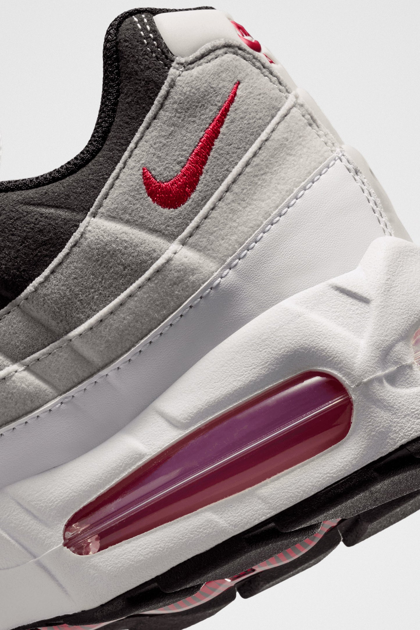 Nike Air Max 95 Premium White / Comet Red