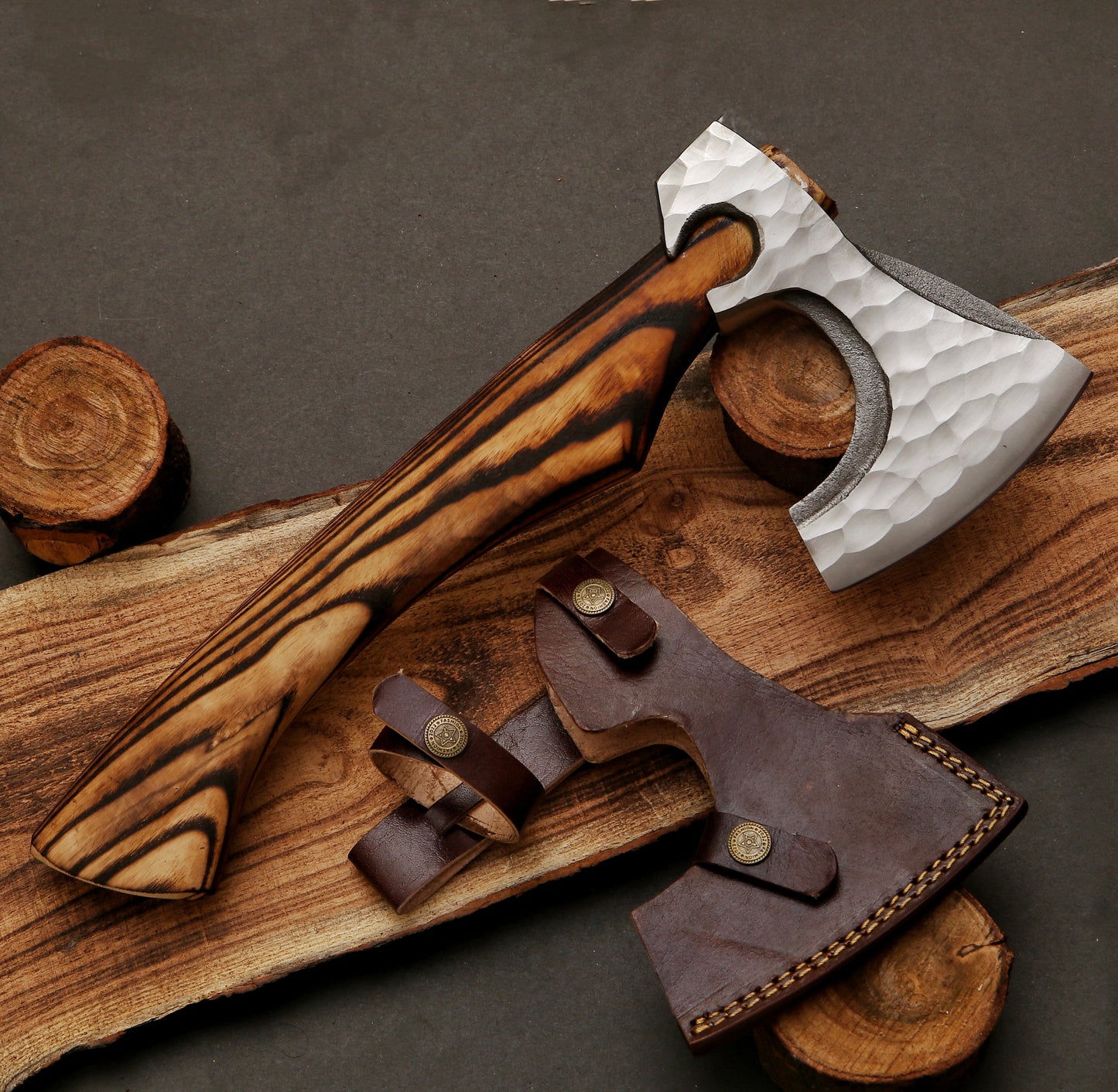 Functional High Carbon Steel Outdoor Axe Hatchet