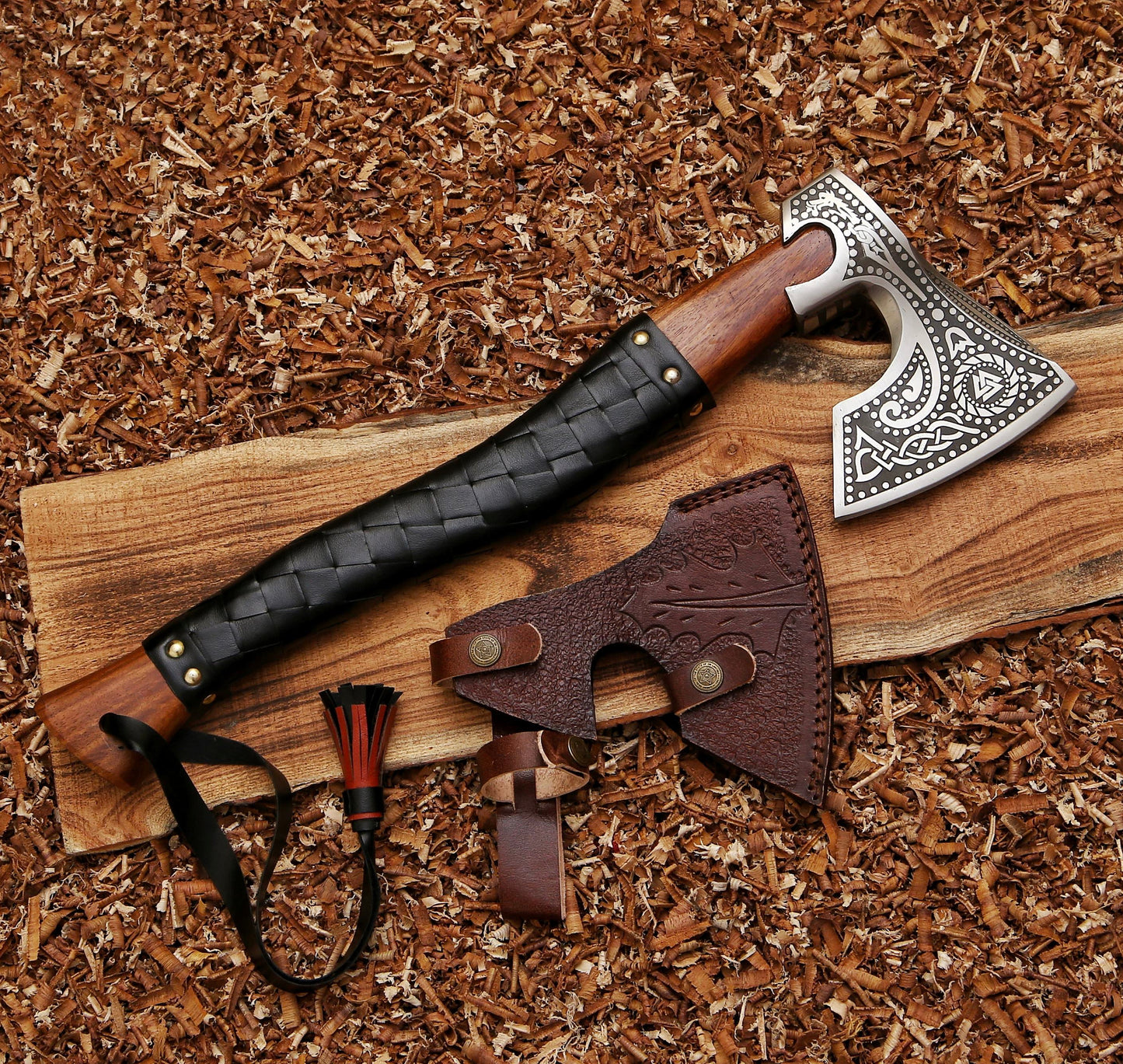 Handmade Norse King Functional Medieval Viking Bearded Axe