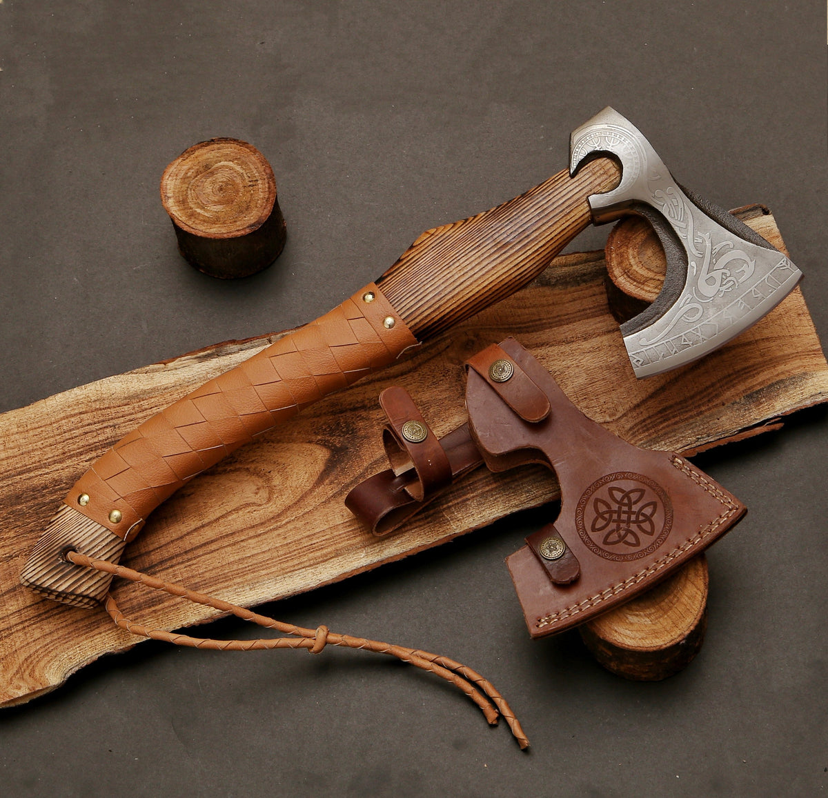 Hand Forged Celtic Viking Axe - TOPHATTER'S ARMORY DEALS