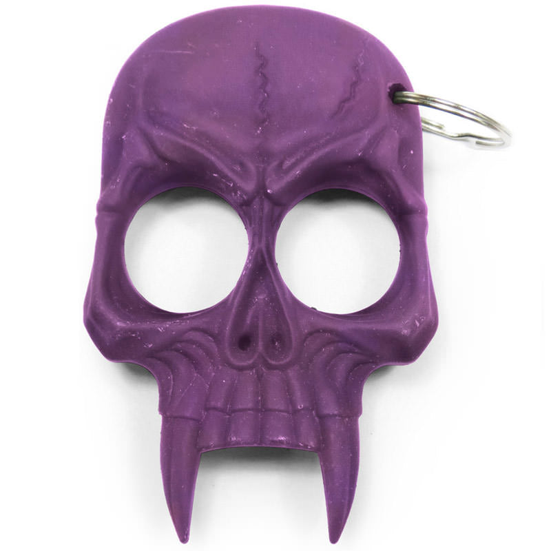 Demonic Skull Self Defense Keychain Purple - TOPHATTER'S ARMORY DEALS