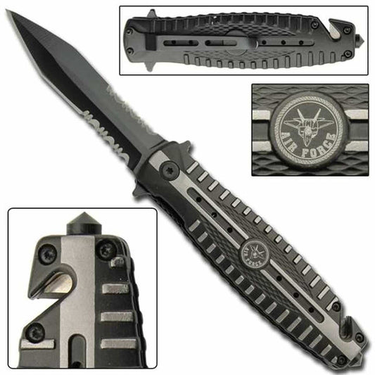 Spring Assist Tactical Military Knife