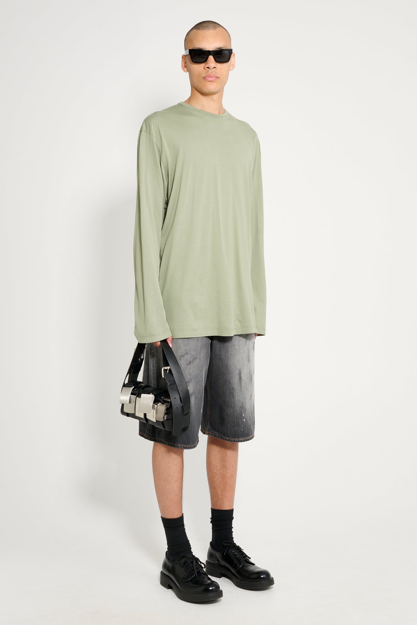 Acne Studios Trafalgar Denim Shorts Black