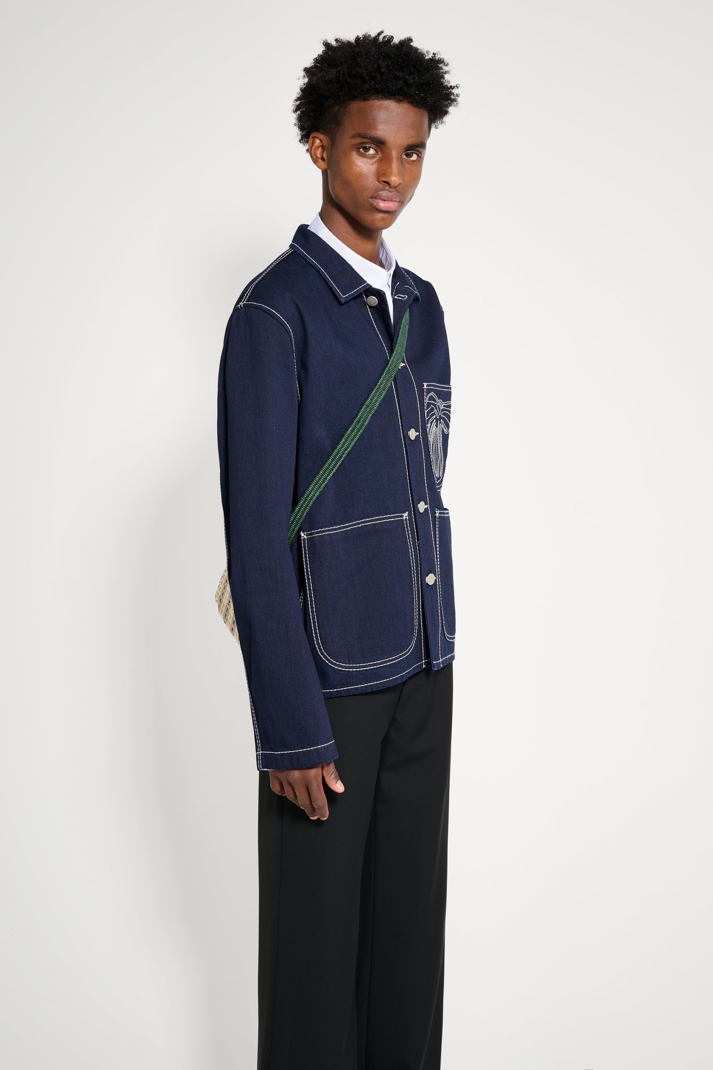 Acne Studios Denim Jacket Indigo Blue