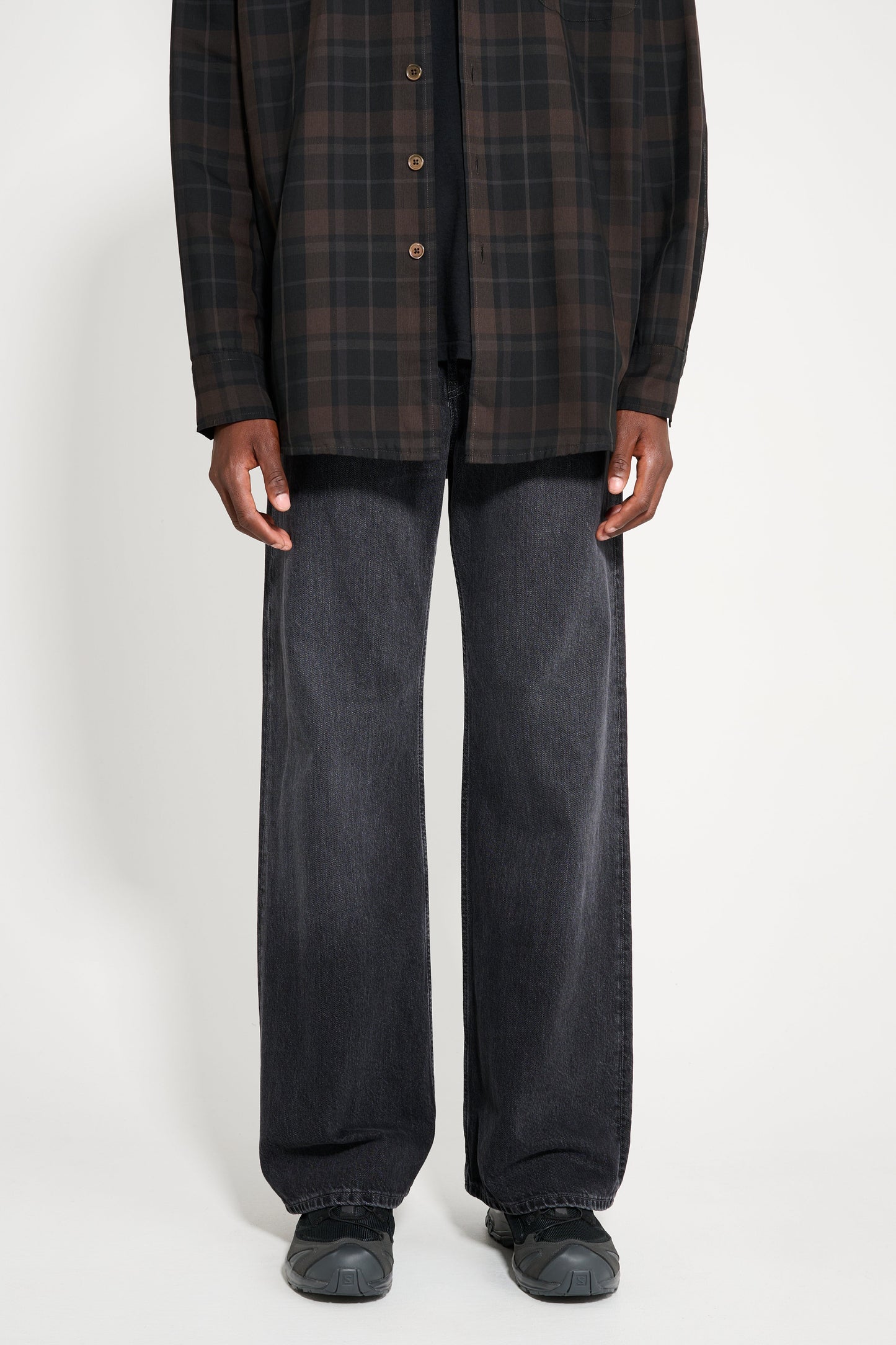 Acne Studios 2021M Loose Fit Jeans Vintage Black