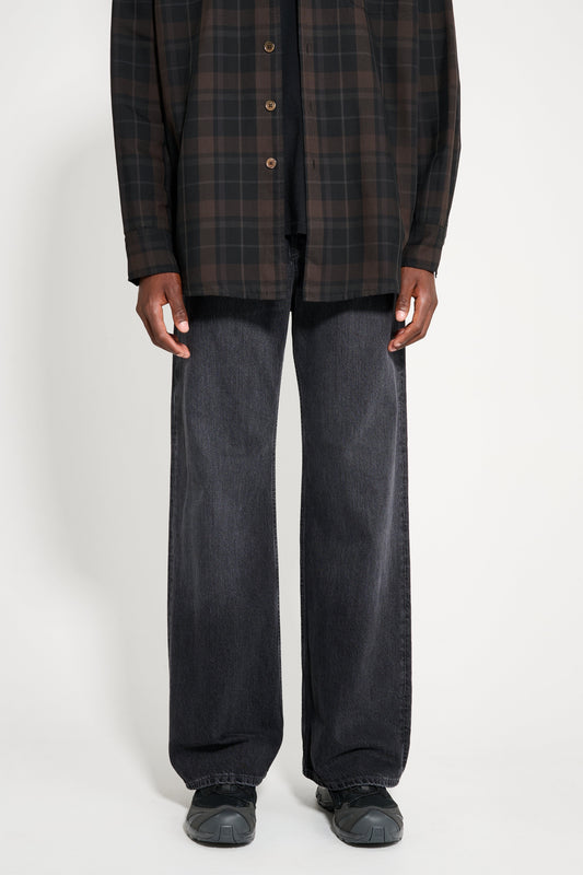 Acne Studios 2021M Loose Fit Jeans Vintage Black