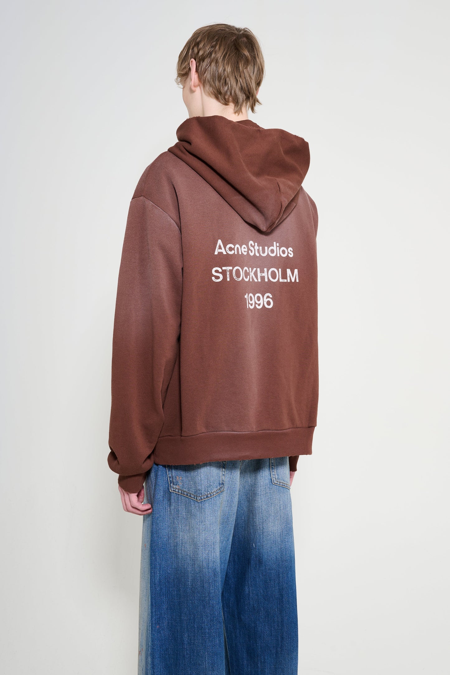 Acne Studios 1996 Hooded Sweatshirt Chocolate Brown
