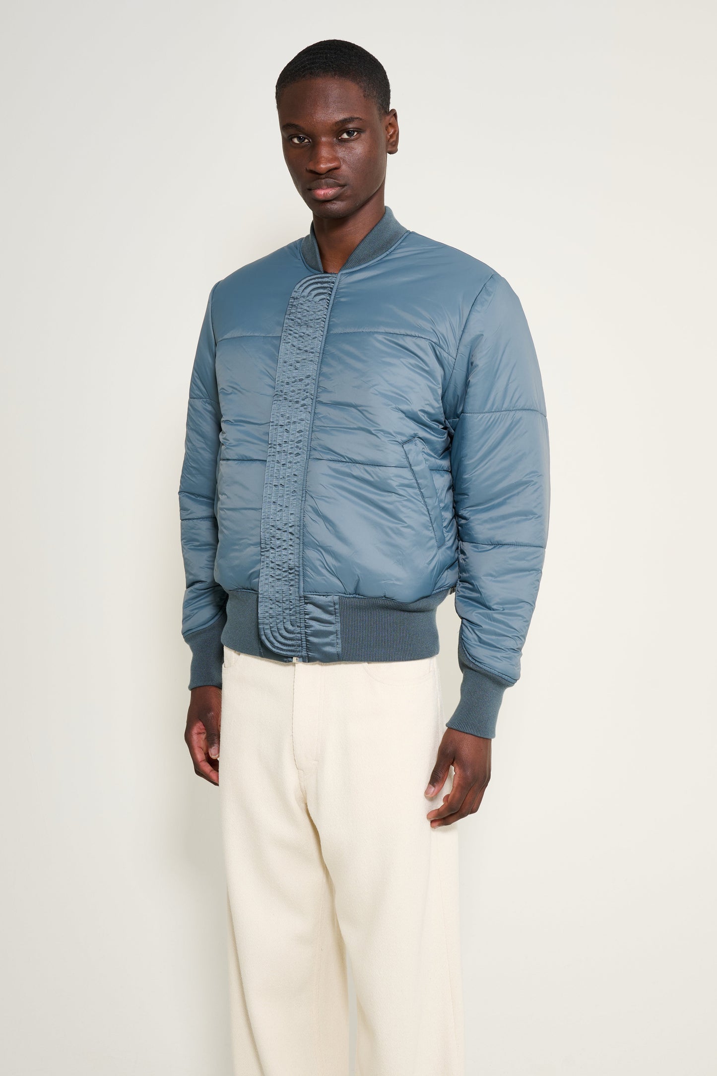 Alpha Industries MA-1 Base Flight Jacket Denim Blue