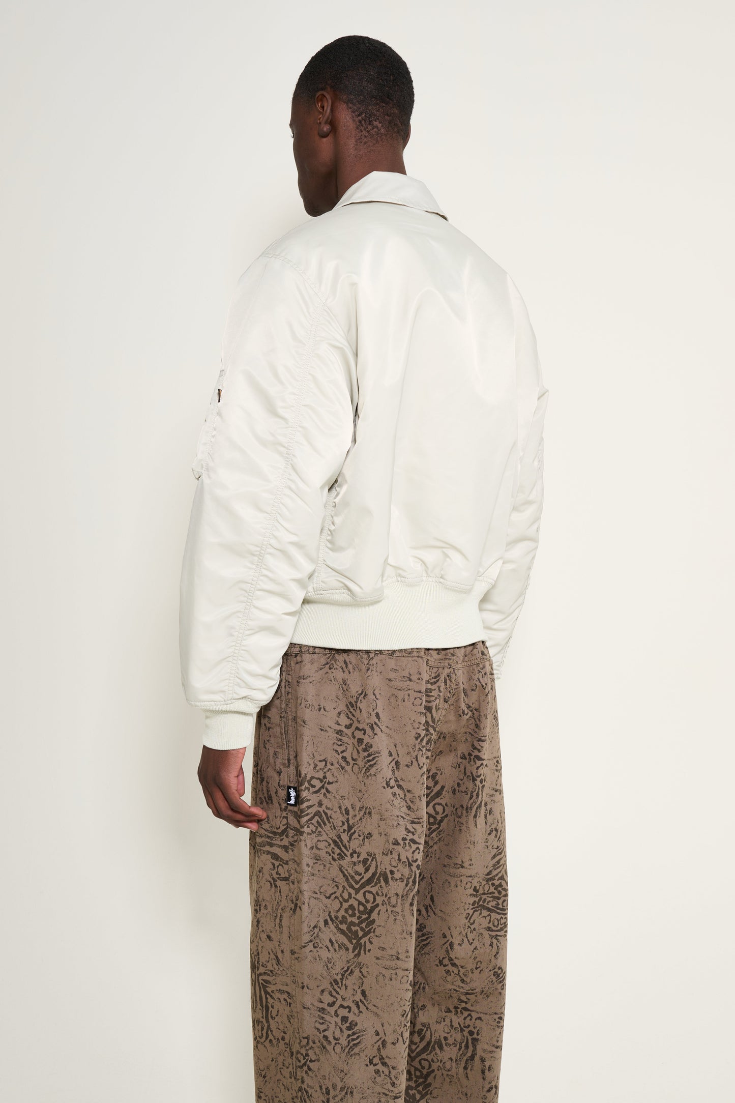 Alpha Industries CWU-45 Heritage Bomber Jacket Stone