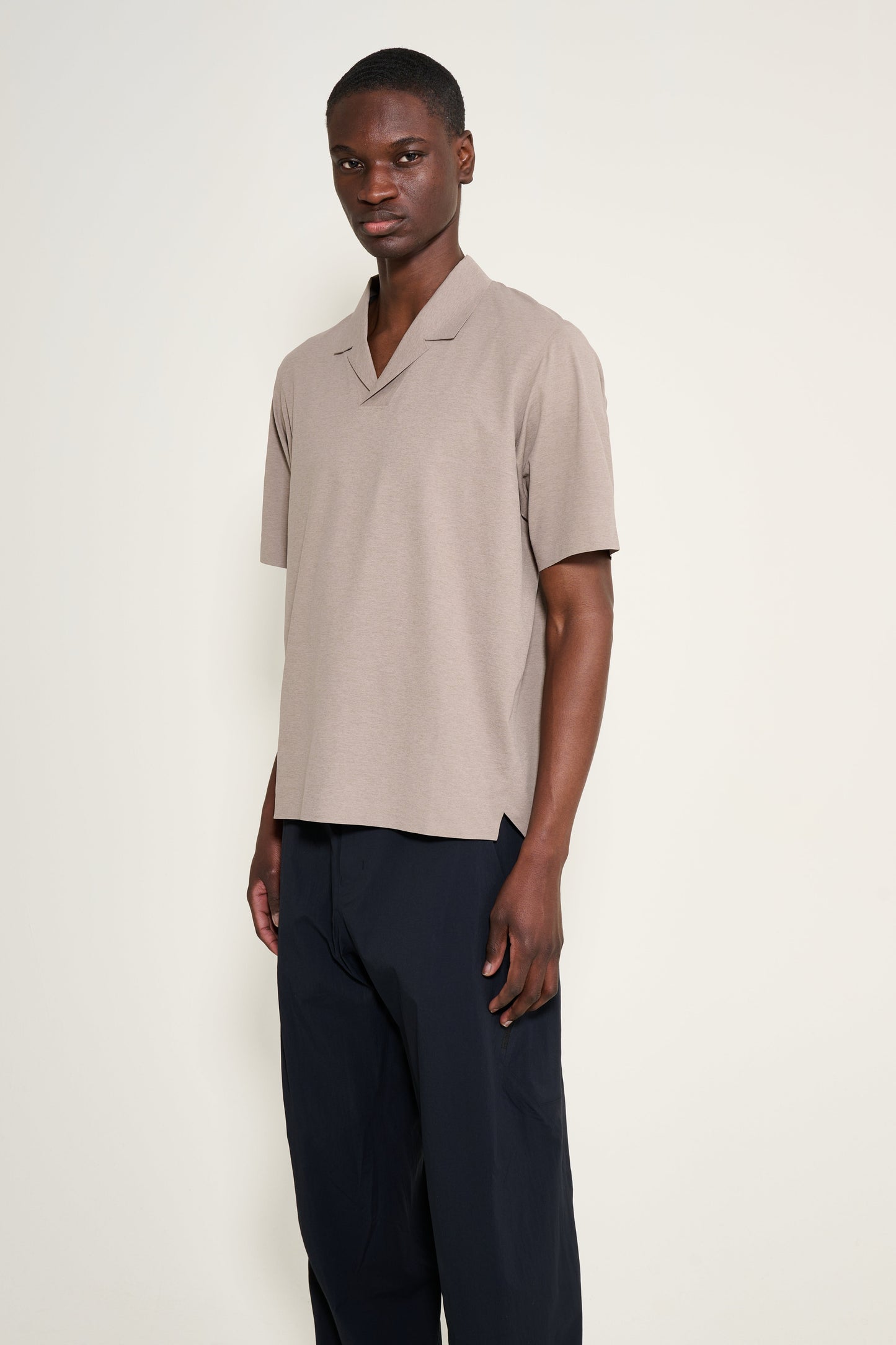 Arc'teryx Veilance Metron Short Sleeve Polo Shirt Light Gnosis
