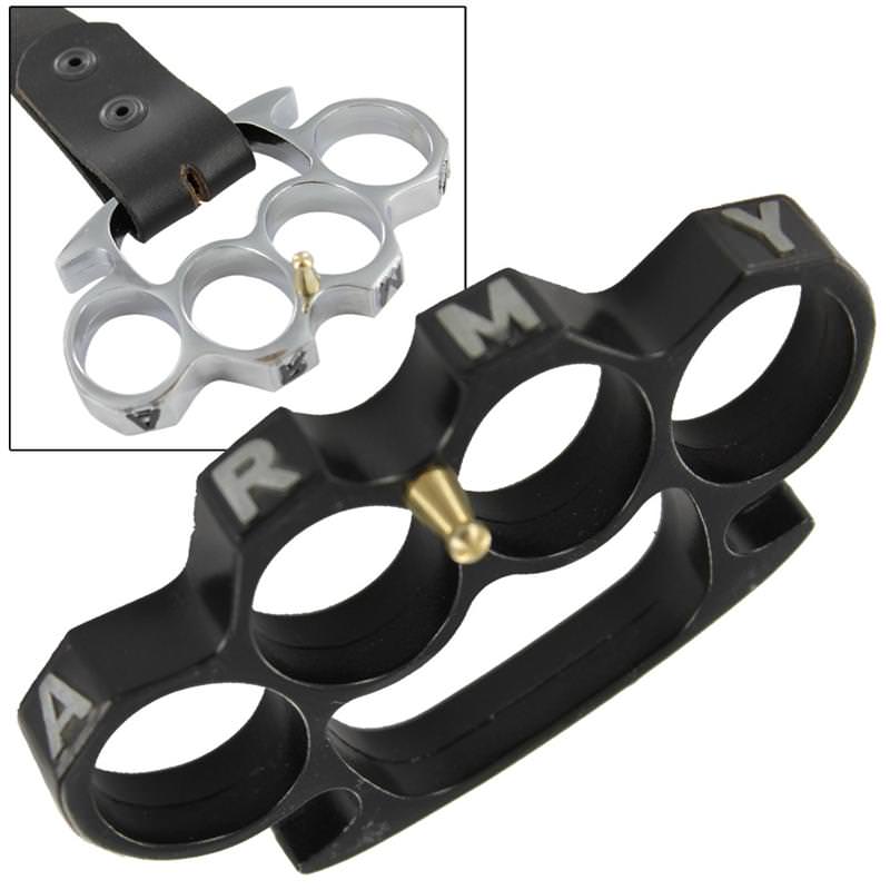 Army Strong Black Knuckle Buckle