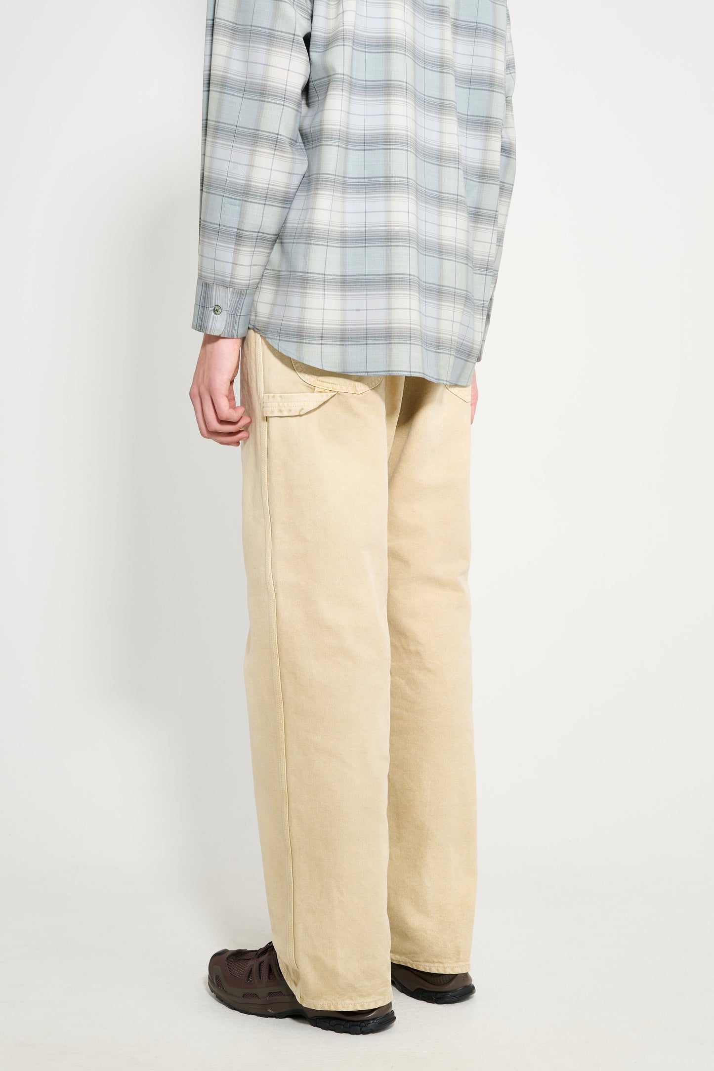 Auralee Organic Cotton Duck Pants Light Beige