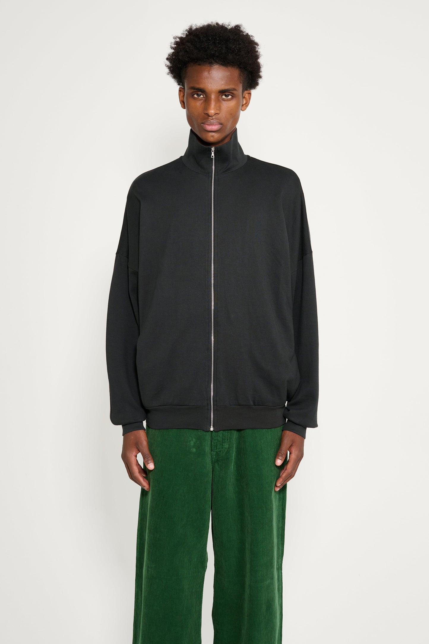 Auralee Super High Gauge Sweat Zip Blouson Ink Black