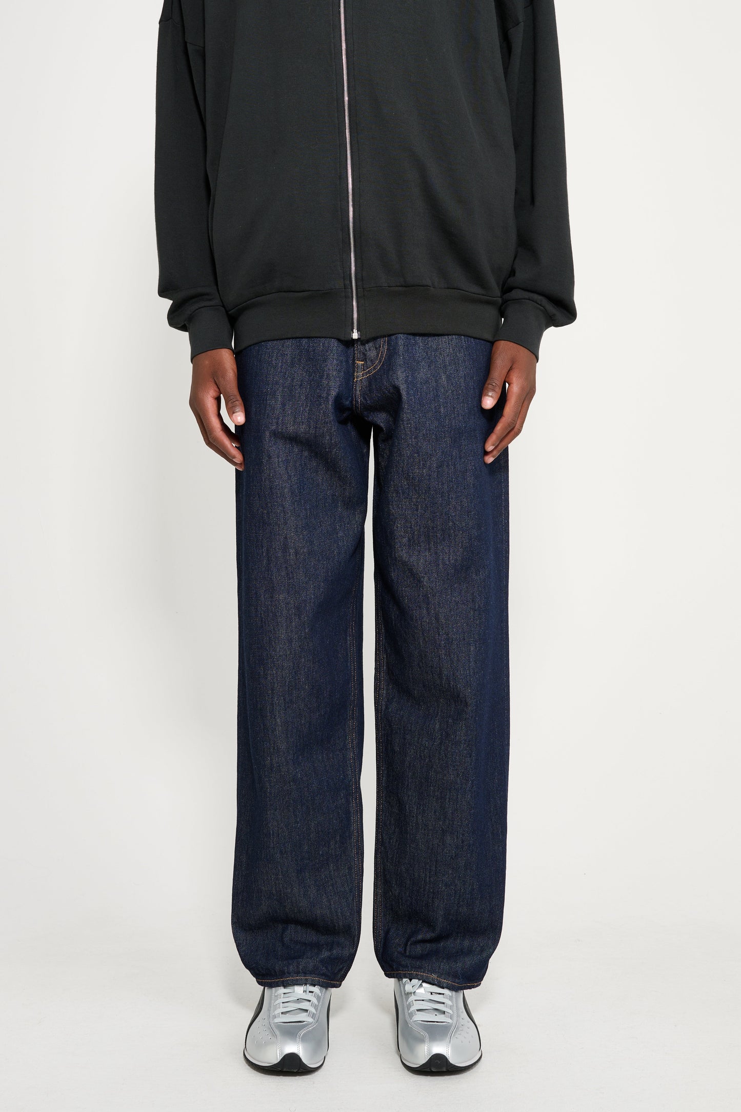 Auralee Hard Twist Denim Wide Pants Indigo