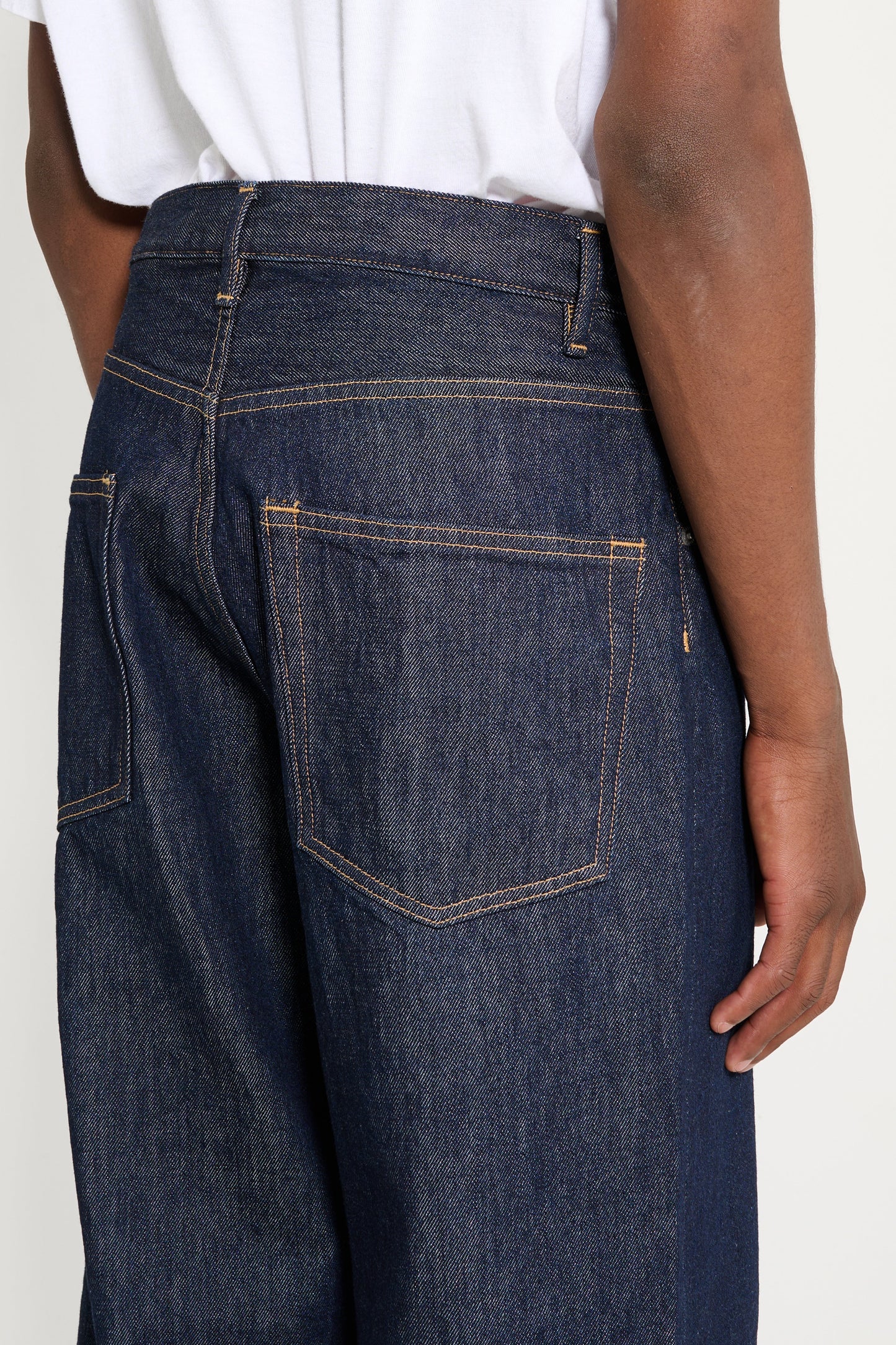 Auralee Hard Twist Denim Wide Pants Indigo