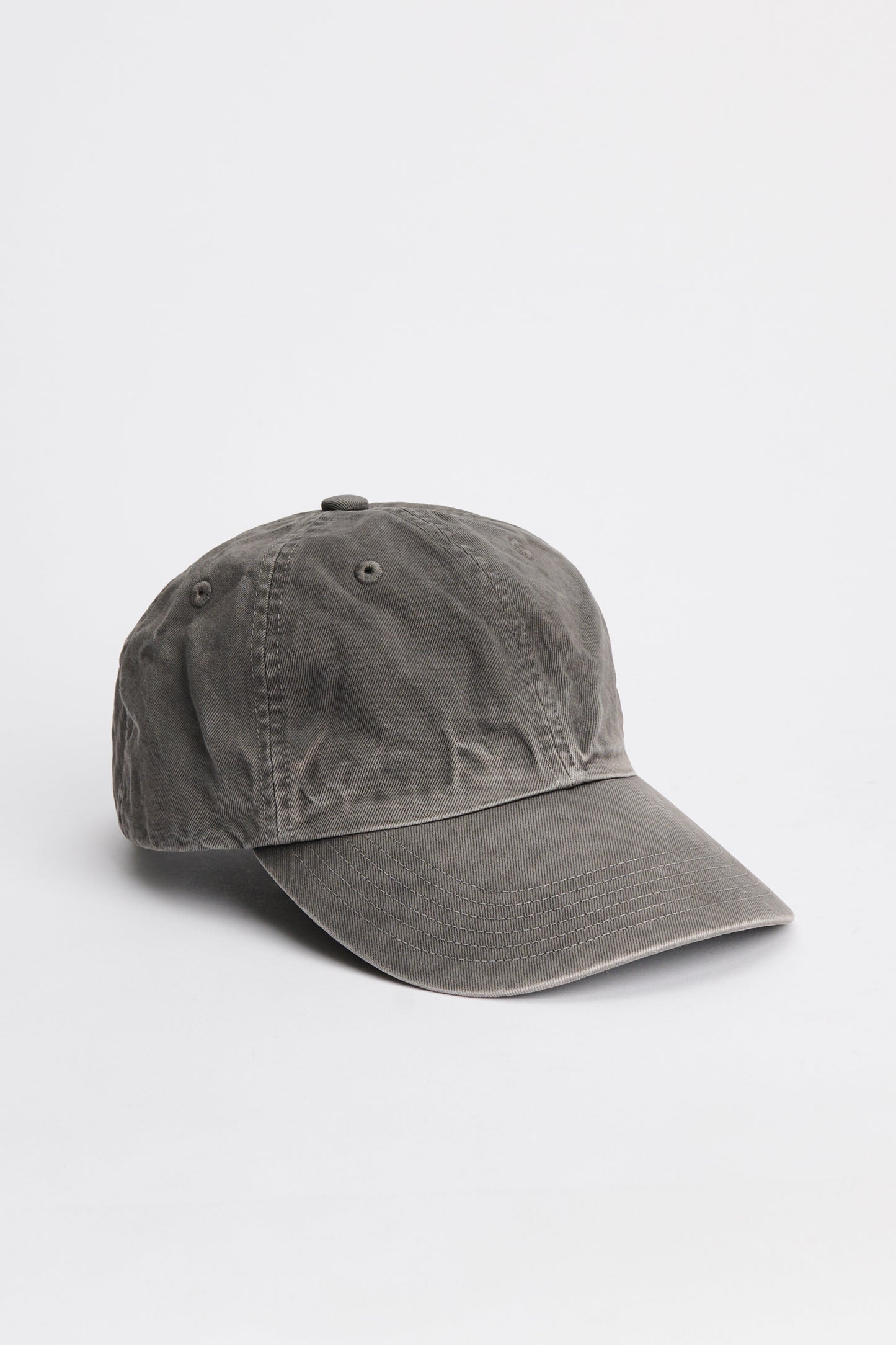 Auralee Garment Dyed Finx Chino Cap Made by Kijima Takayuki Ink Black