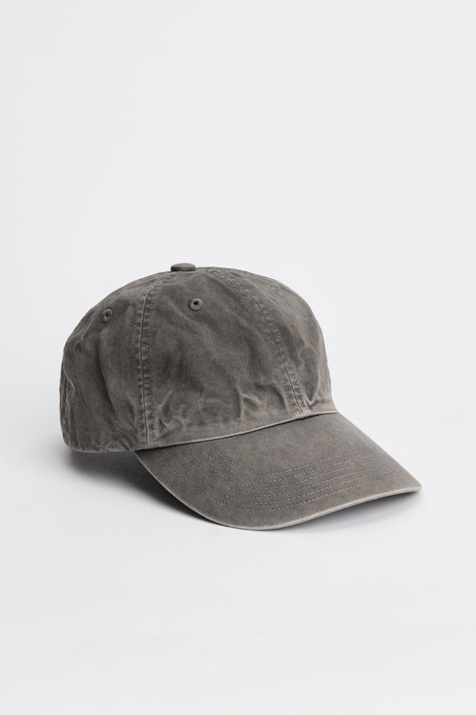 Auralee Garment Dyed Finx Chino Cap Made by Kijima Takayuki Ink Black