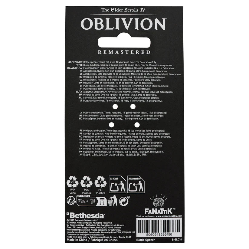 The Elder Scrolls IV: Oblivion Mehrunes' Razor Bottle Opener