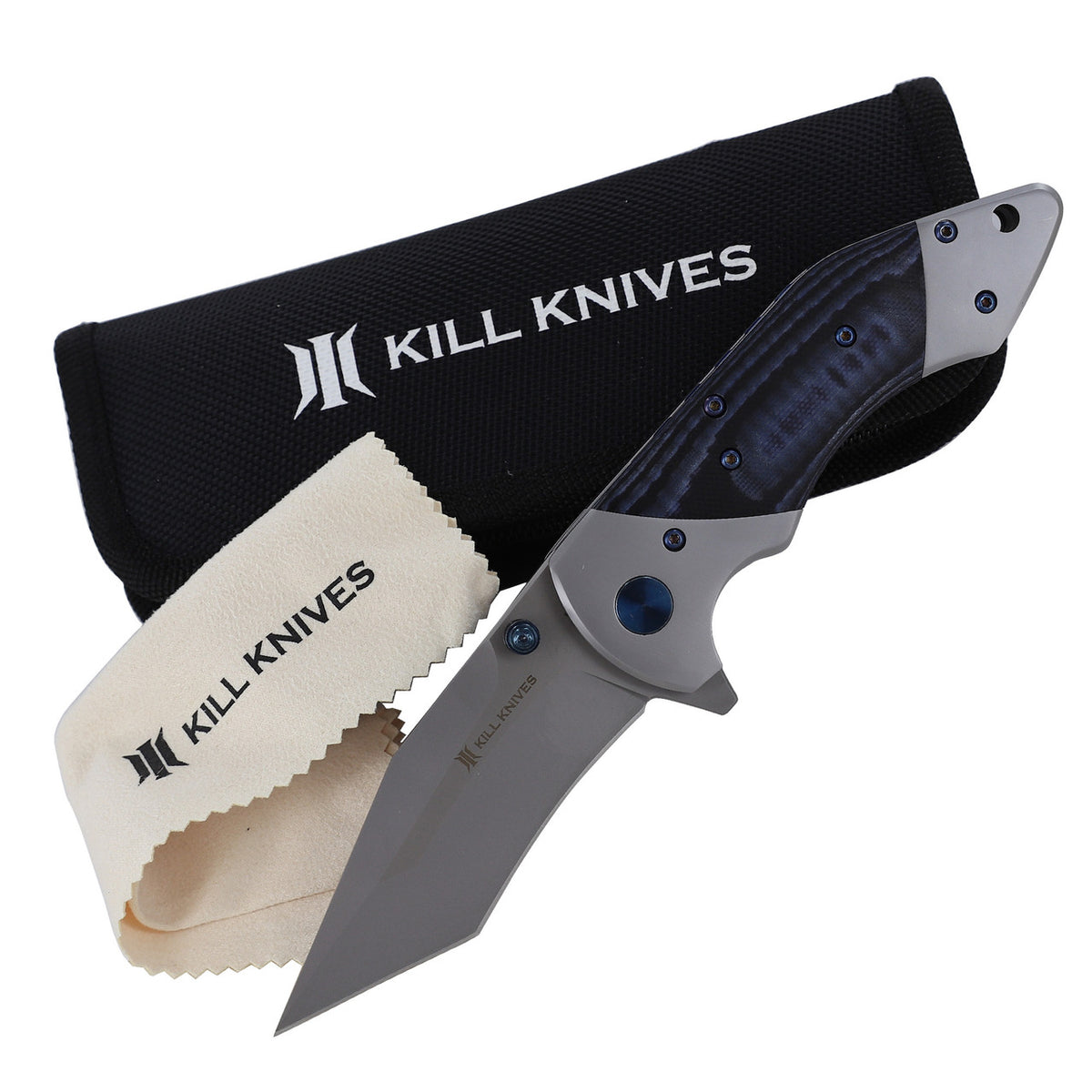 Blue Viper Ball Bearing Spring Assisted D2 Steel Tanto Blade Pocket Knife - TOPHATTER'S ARMORY DEALS