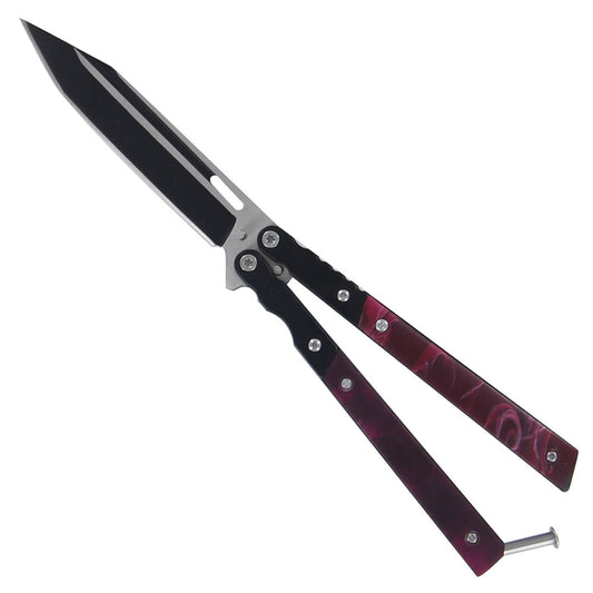 4" Two Tone Blade Darkside Balisong Butterfly Knife