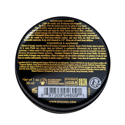 Mini Massage Candle – Soy-Based Intimate Massage Oil and Ambiance Candle