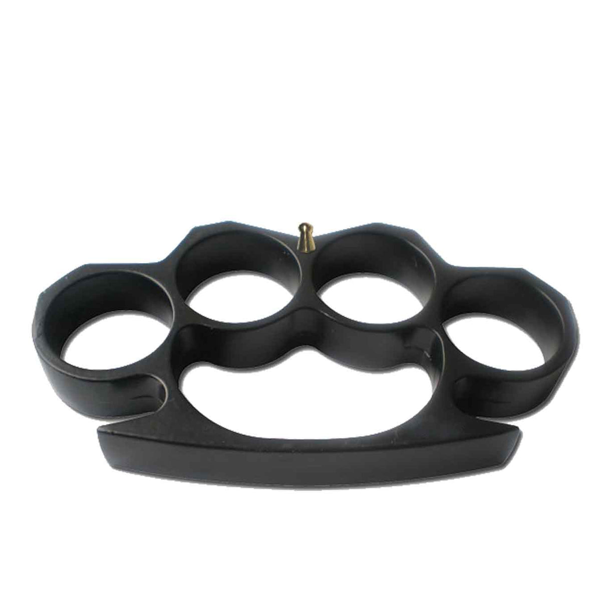Self Defense Heavy Black Metal Buckle Knuckles, Paperweight - TOPHATTER'S ARMORY DEALS