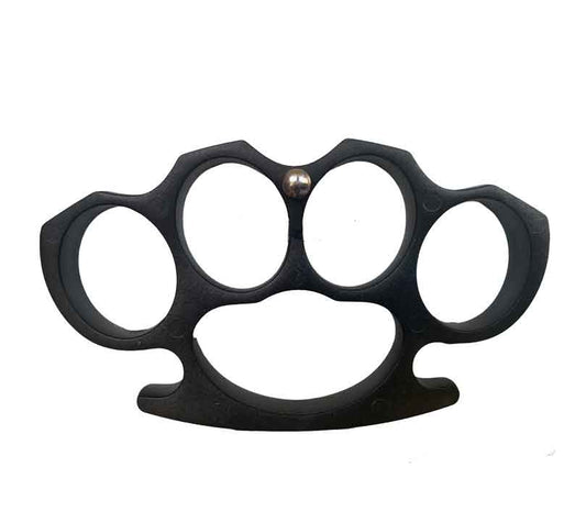 Black Plastic Knuckle Duster