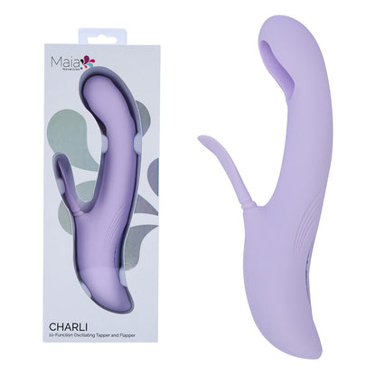 Maia Charli – USB Rechargeable 22.9cm Flapping and Tapping Rabbit Vibrator