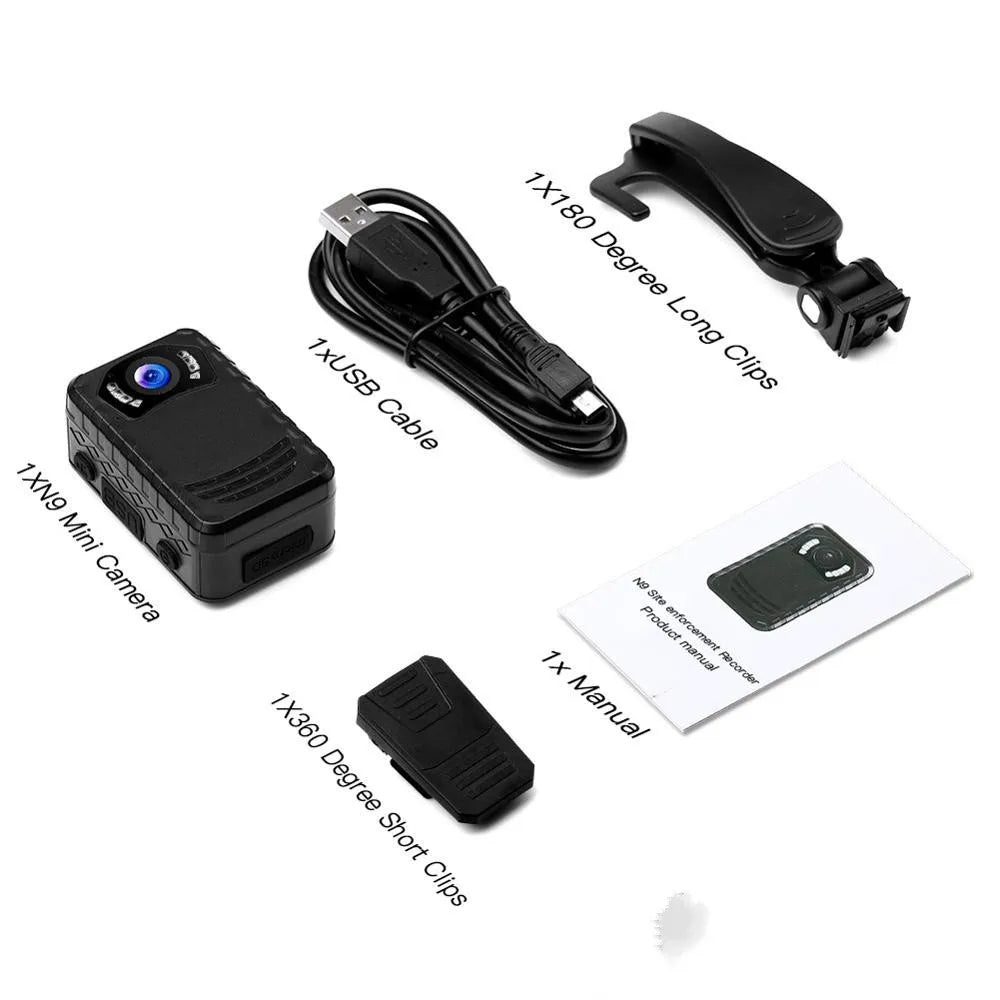 Mini Body Camera Full HD Night Vision (1296P)