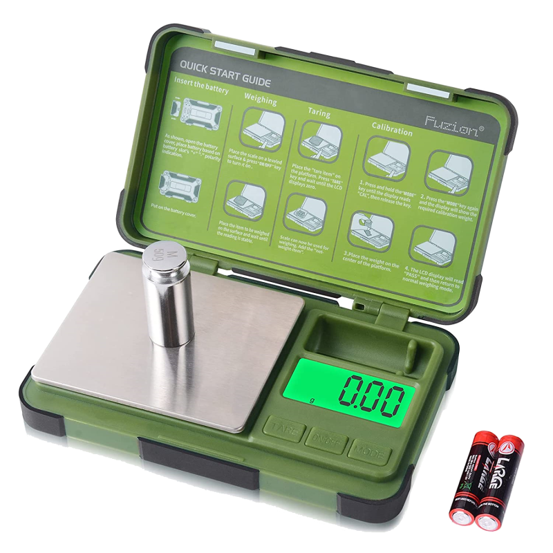 Fuzion Digital Pocket Scale 200g x 0.01g, Gram Scale with 6 Units Conversion