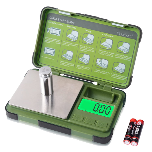 Fuzion Digital Pocket Scale 200g x 0.01g, Gram Scale with 6 Units Conversion