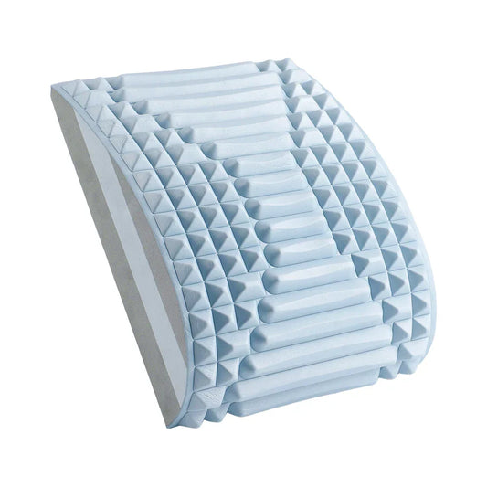 Ergonomic Back & Neck Stretcher Lumbar Support Blue