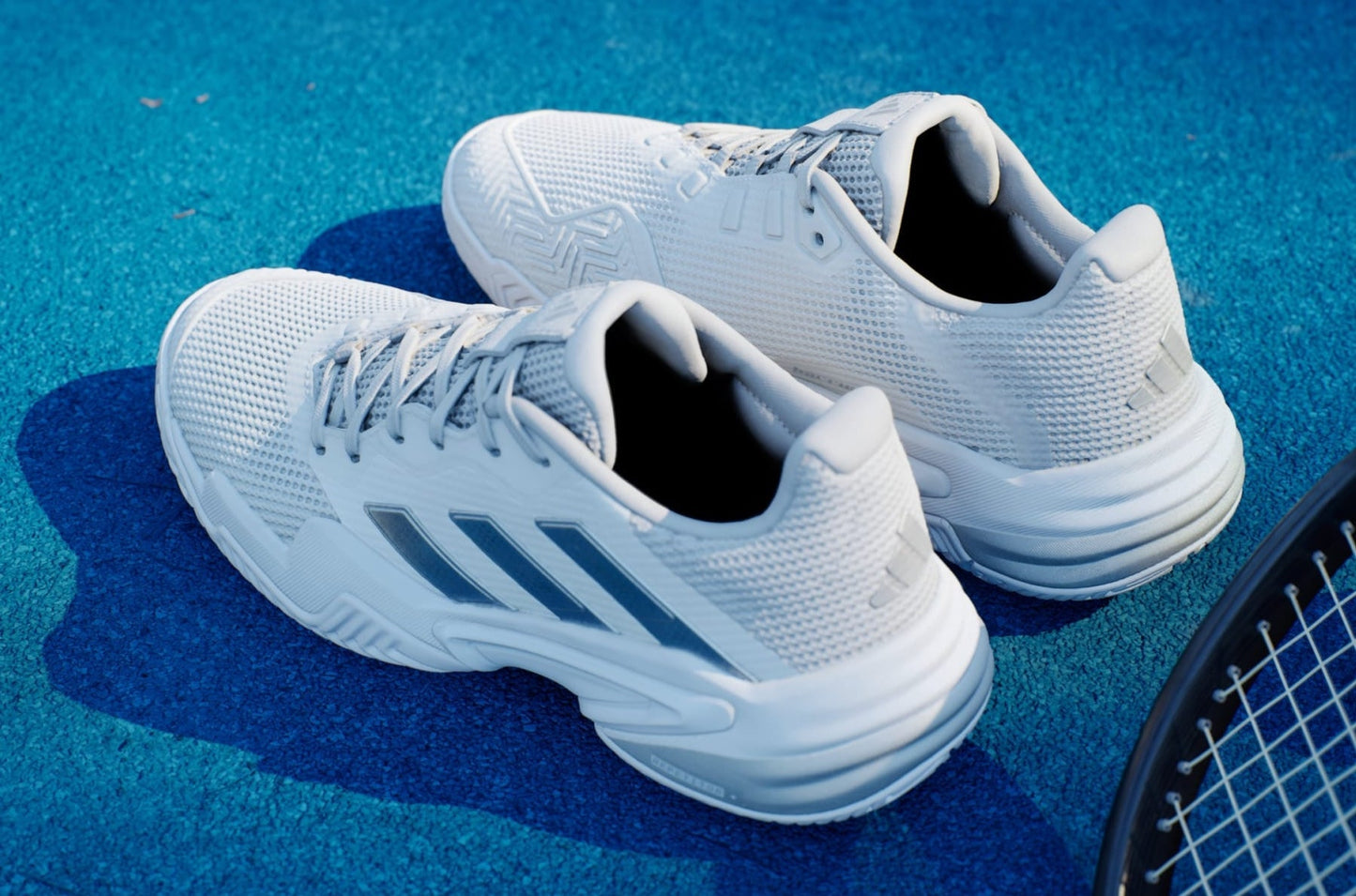 [IF0407] Womens adidas Barricade 13 'Cloud White Core Black Grey'