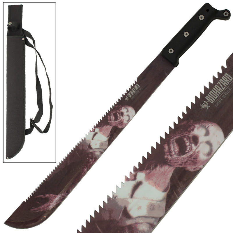 Biohazard Zombie Survival Gear Bush Machete