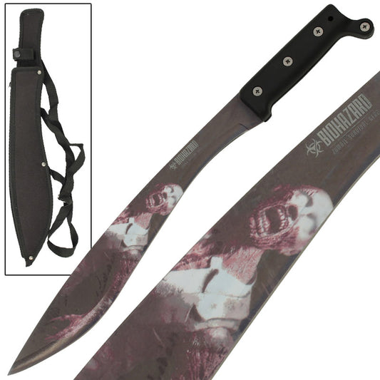 Biohazard Zombie Survival Gear Kukri Machete